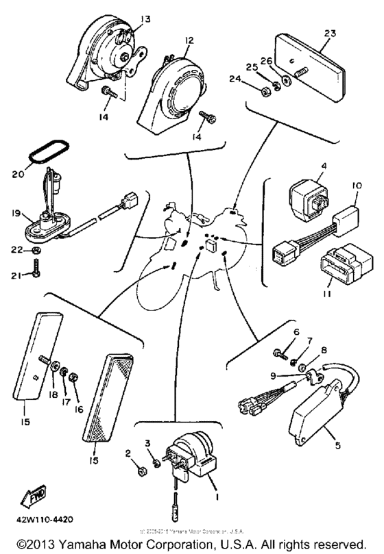 XV700L Электрика