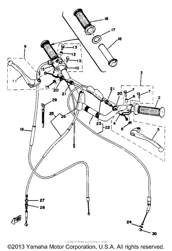 Handle wire