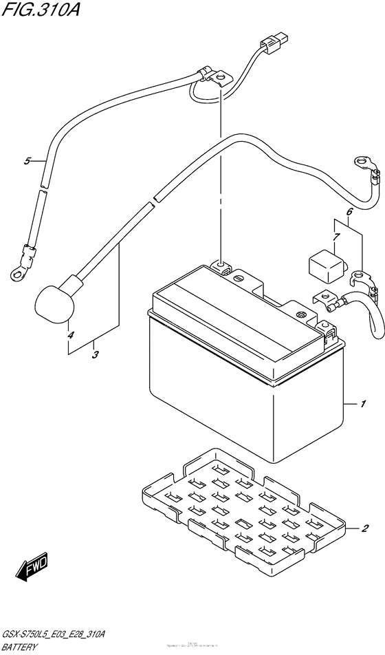 Battery (Gsx-S750L5 E03)