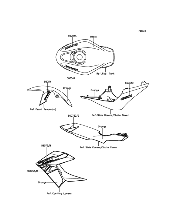 BR250 Decals(Orange)