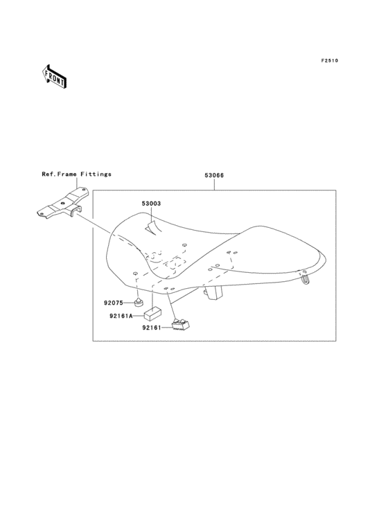 ZR750 Сиденье