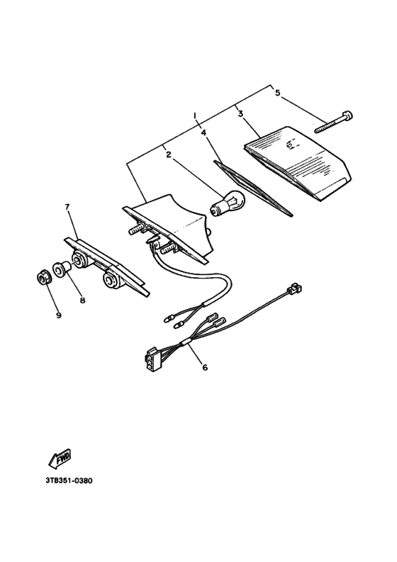 Taillight unit ass`y