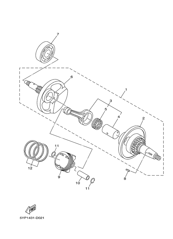 Crankshaft & piston