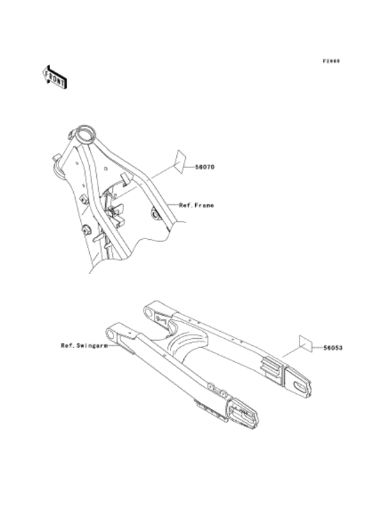 KLX250 Наклейки