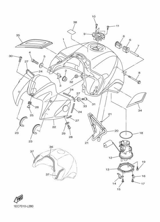 Fuel tank assy