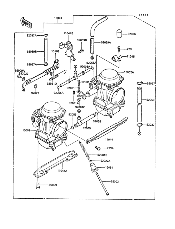 EX400 Карбюратор