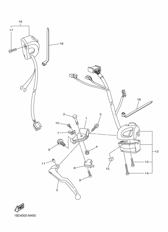 Handle switch & lever