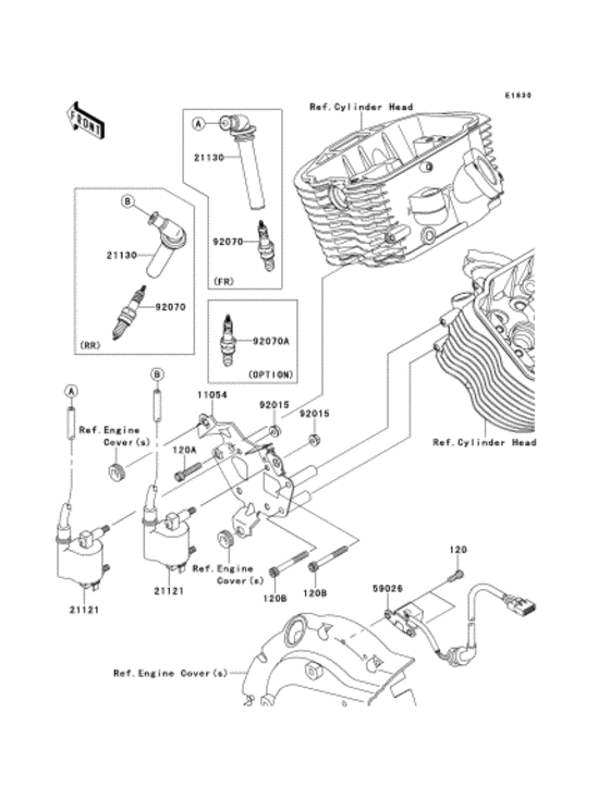VN900 Катушка зажигания