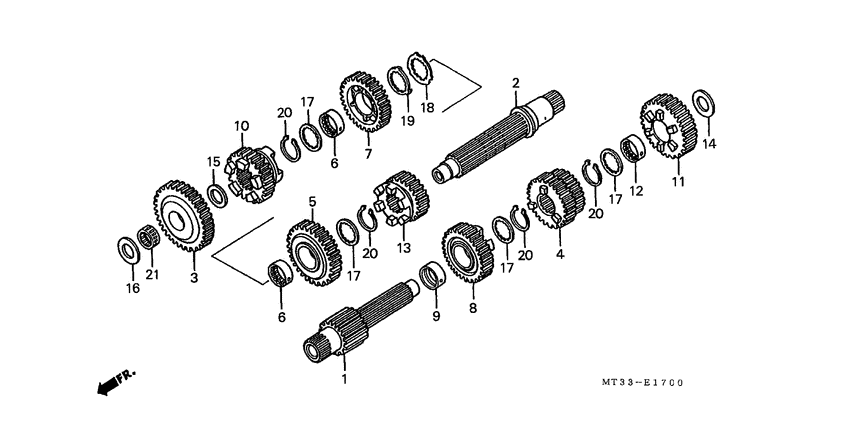 ST1100 Трансмиссия