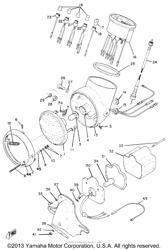 Head lamp & tail lamp