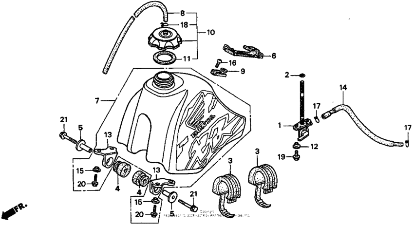 Fuel tank 98-00