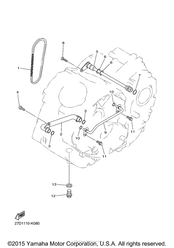 XVS1300CU Масляный насос