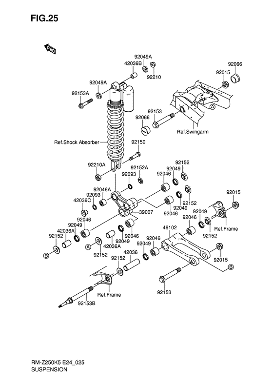 RM-Z250 Suspension ignition coil