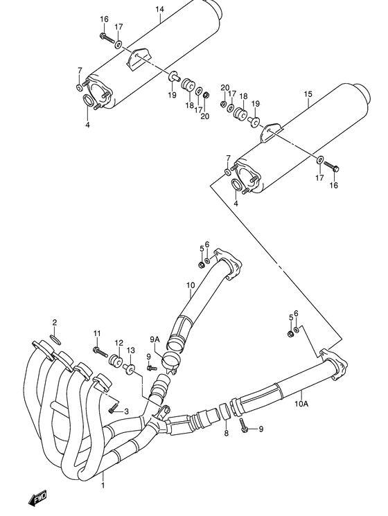 Muffler comp