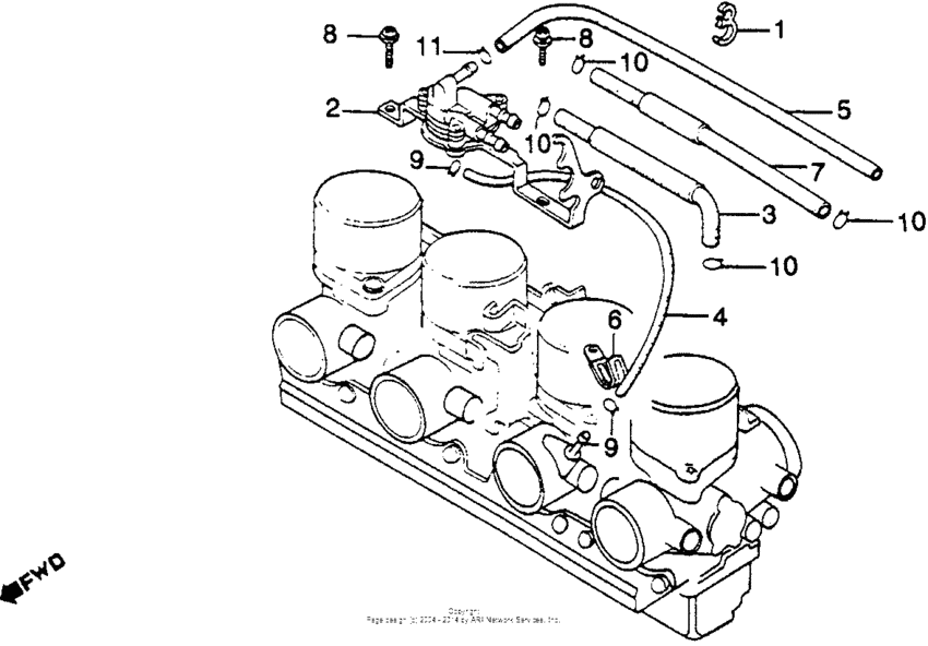 CB900 Automatic fuel valve 81-82