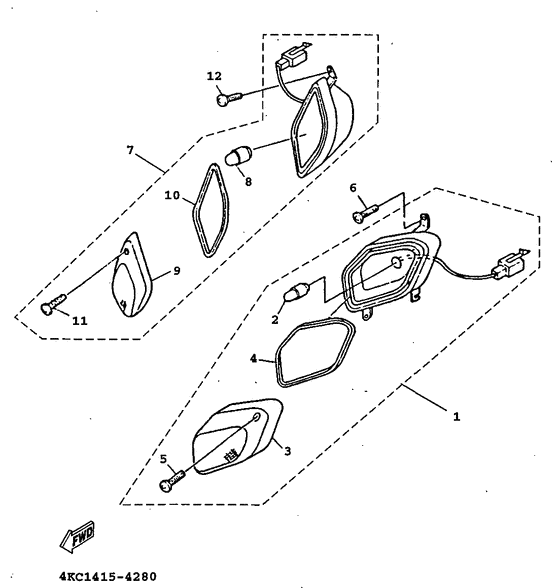 XC125 Поворотники