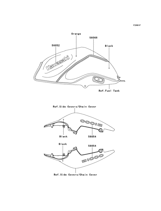 ZR1000 Наклейки