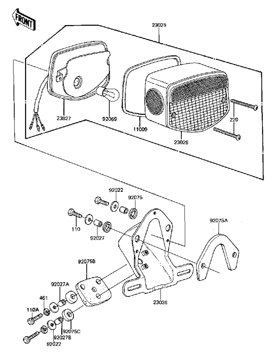 Taillight unit ass`y