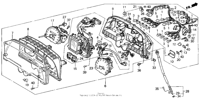 A/se speedometer + tachometer