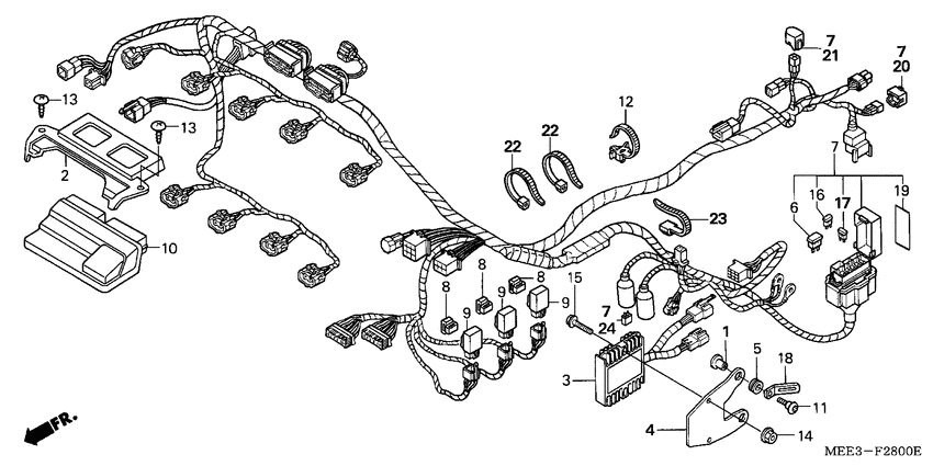 Harness wire