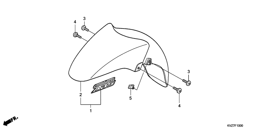NSS250S Переднее крыло