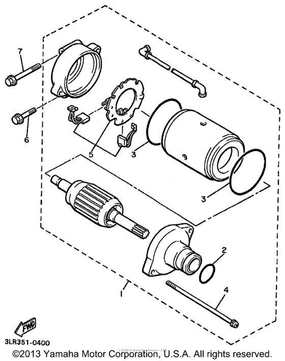 XVZ13LTKC Стартер