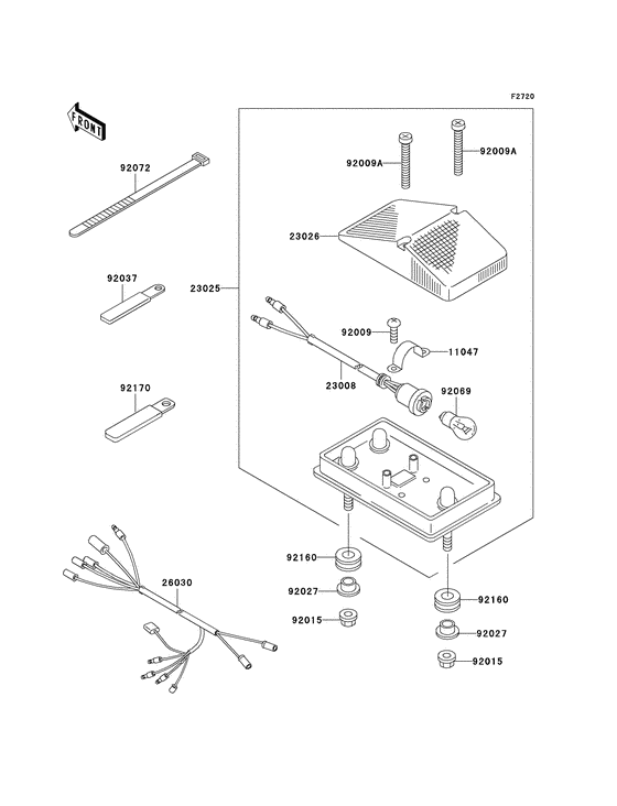 Taillight unit ass`y