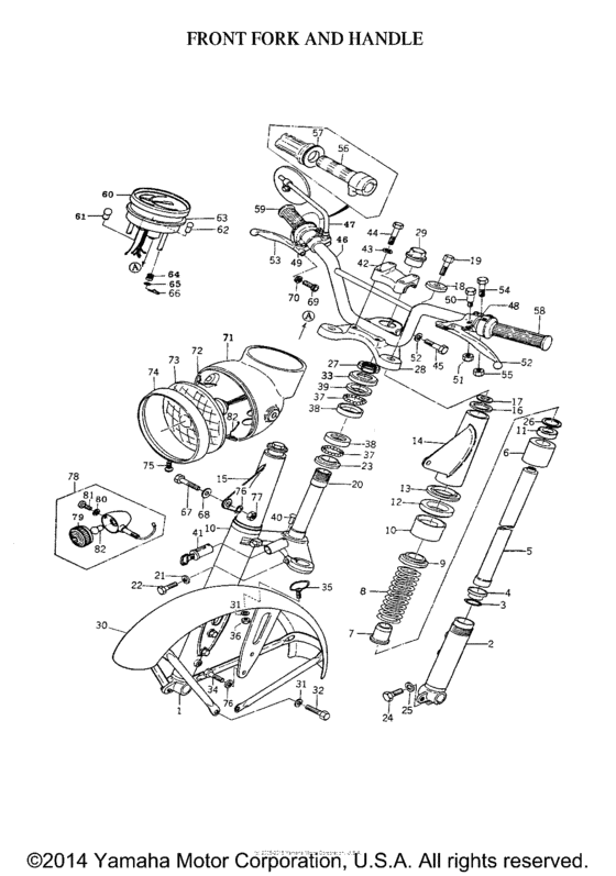 Front fork and handle