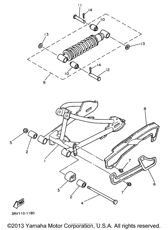 Rear arm - suspension