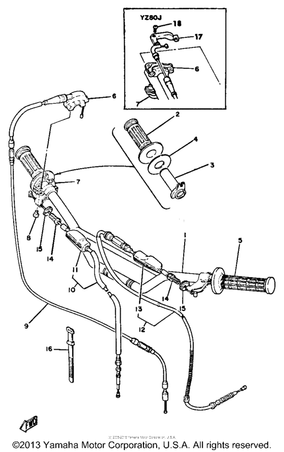 Handlebar-cable