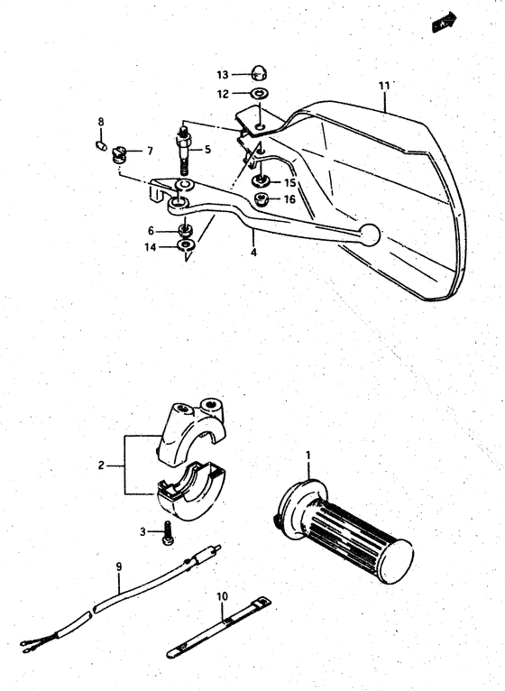 Right handle switch