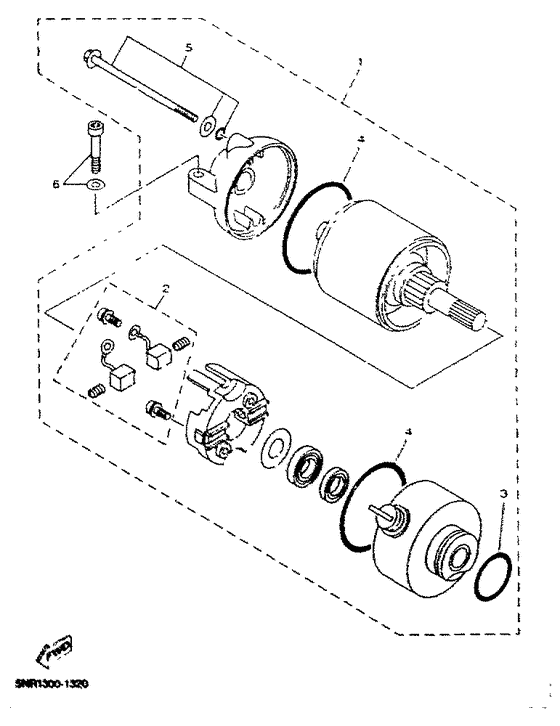 YP125D Стартер