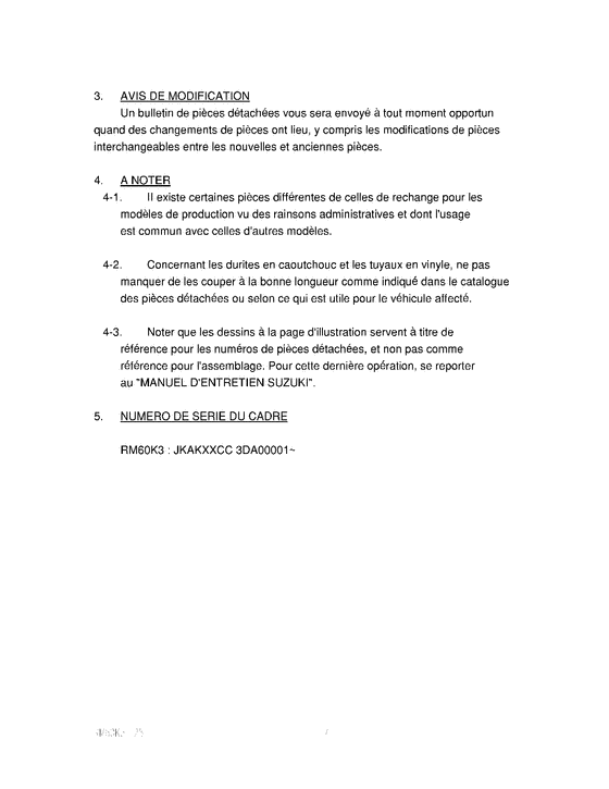 RM60 Catalog preface