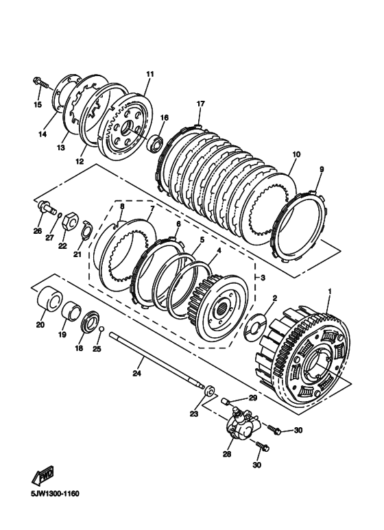 FJR1300 Бендикс