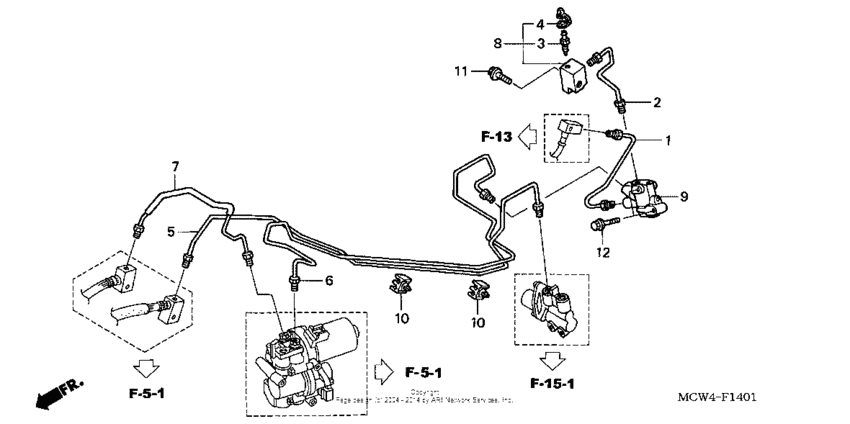 VFR800 (ABS) Proportioning control valve (abs)