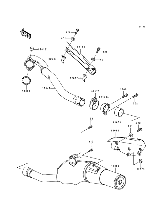 Muffler comp