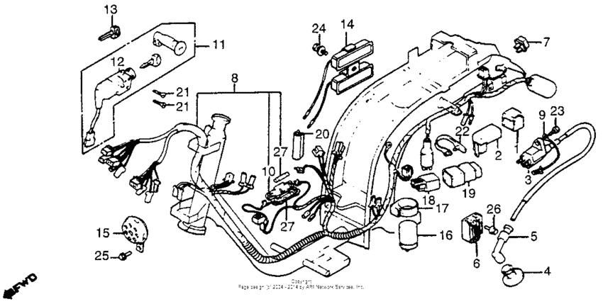 Wire harness + ignition coil