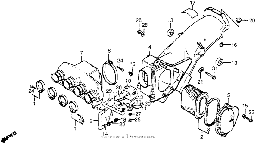 CB650 Воздушный фильтр