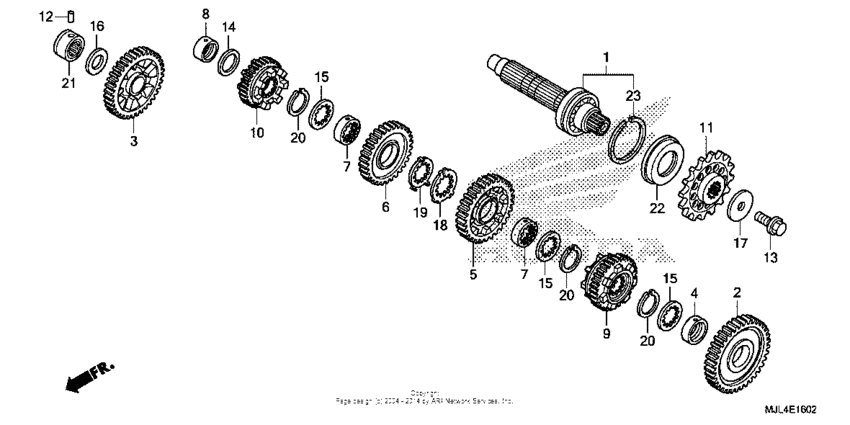 Transmission (nc700xd) (countershaft)