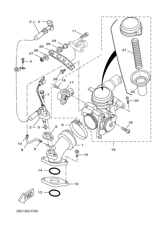 VP250 Впускная система 2