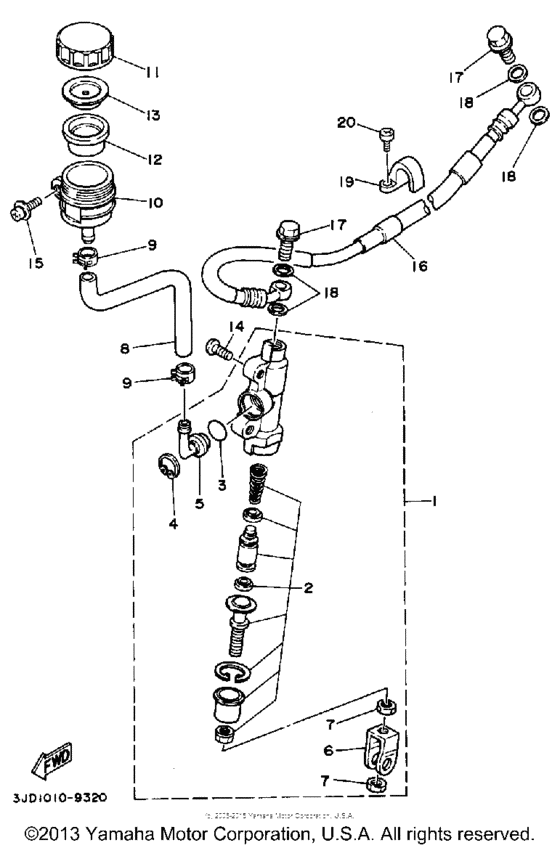  Задний торм цилиндр
