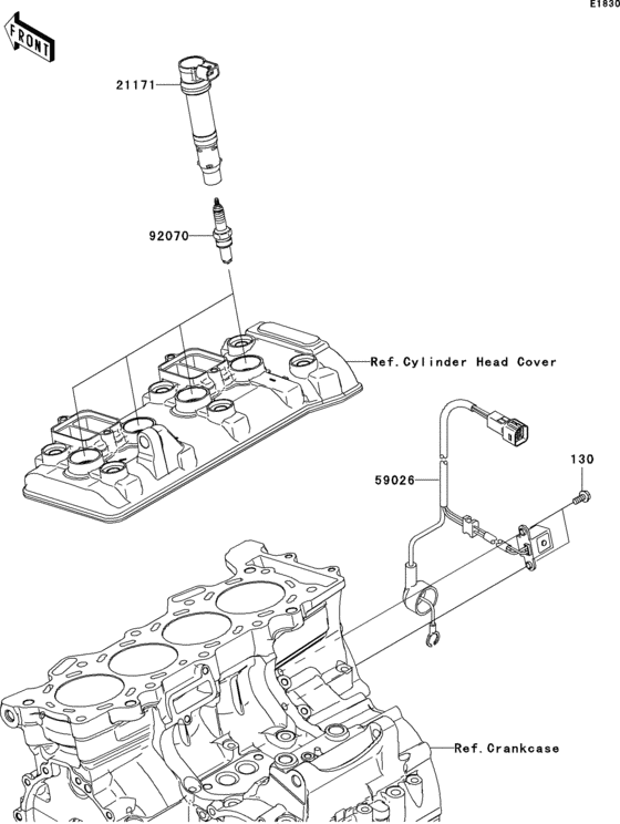 ZX600 Система зажигания