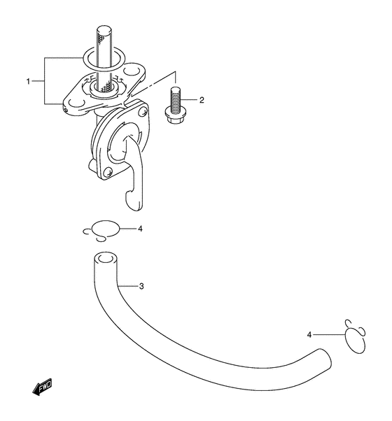 RM250 Топливный кран