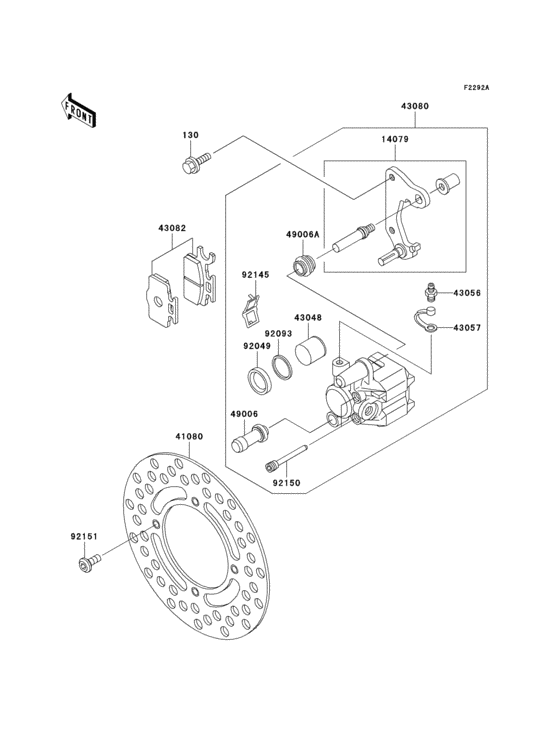 Front brake(kx65-a5)