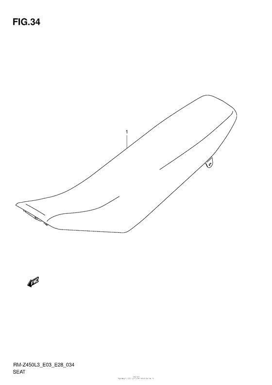 RM-Z450 Сиденье