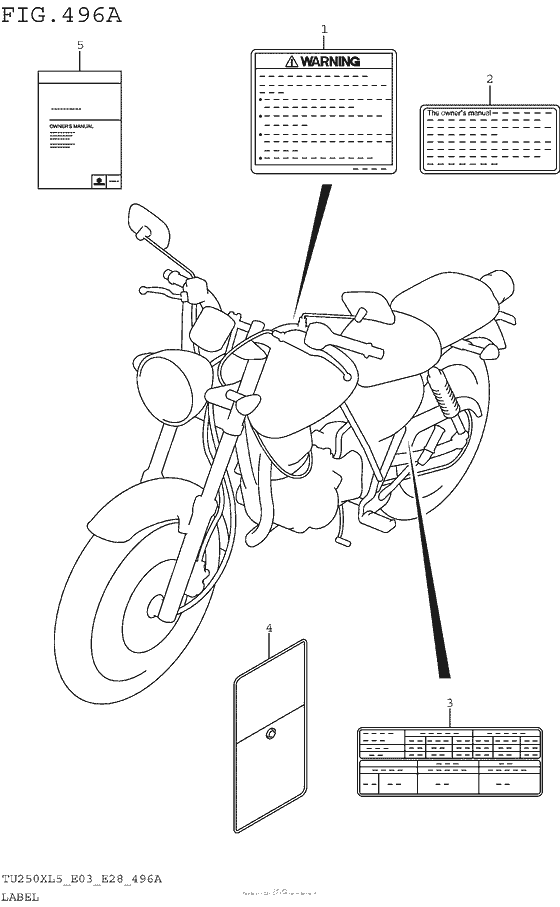 Label (Tu250Xl5 E03)