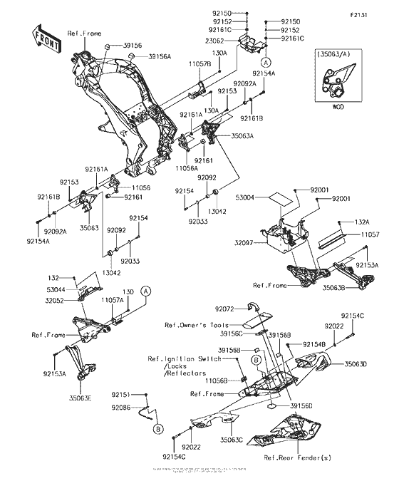 ZX1000 Frame Fittings(1 / 2)