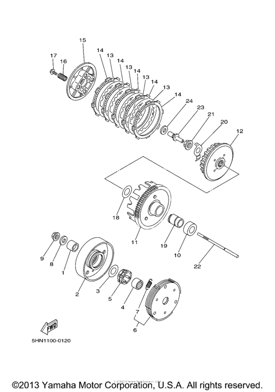 TTR90S Сцепление