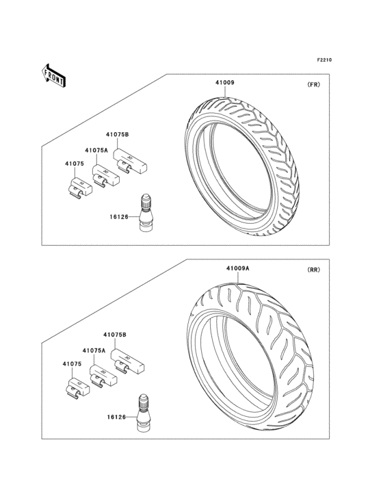 ZX1000 Покрышки