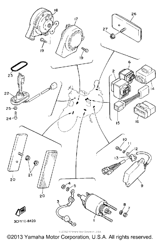 XV1100WC Электрика